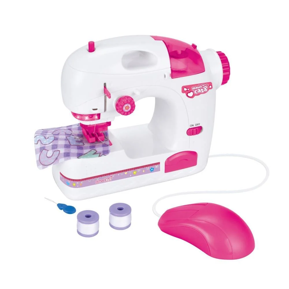Brincando De Casinha Maquina De Costura Kit C/5Pcs Dm Toys (Unidade)