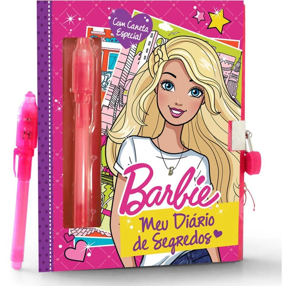 Diario Barbie Diario De Segredos 48Pg Magic Kids (Unidade)