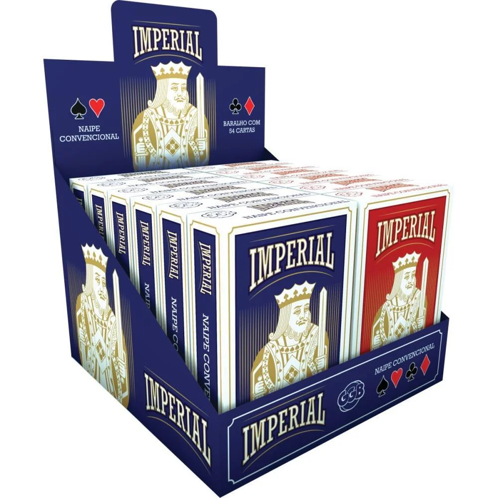 Baralho Imperial Couche 54 Cartas Ggb Plast (Dp.c/12)