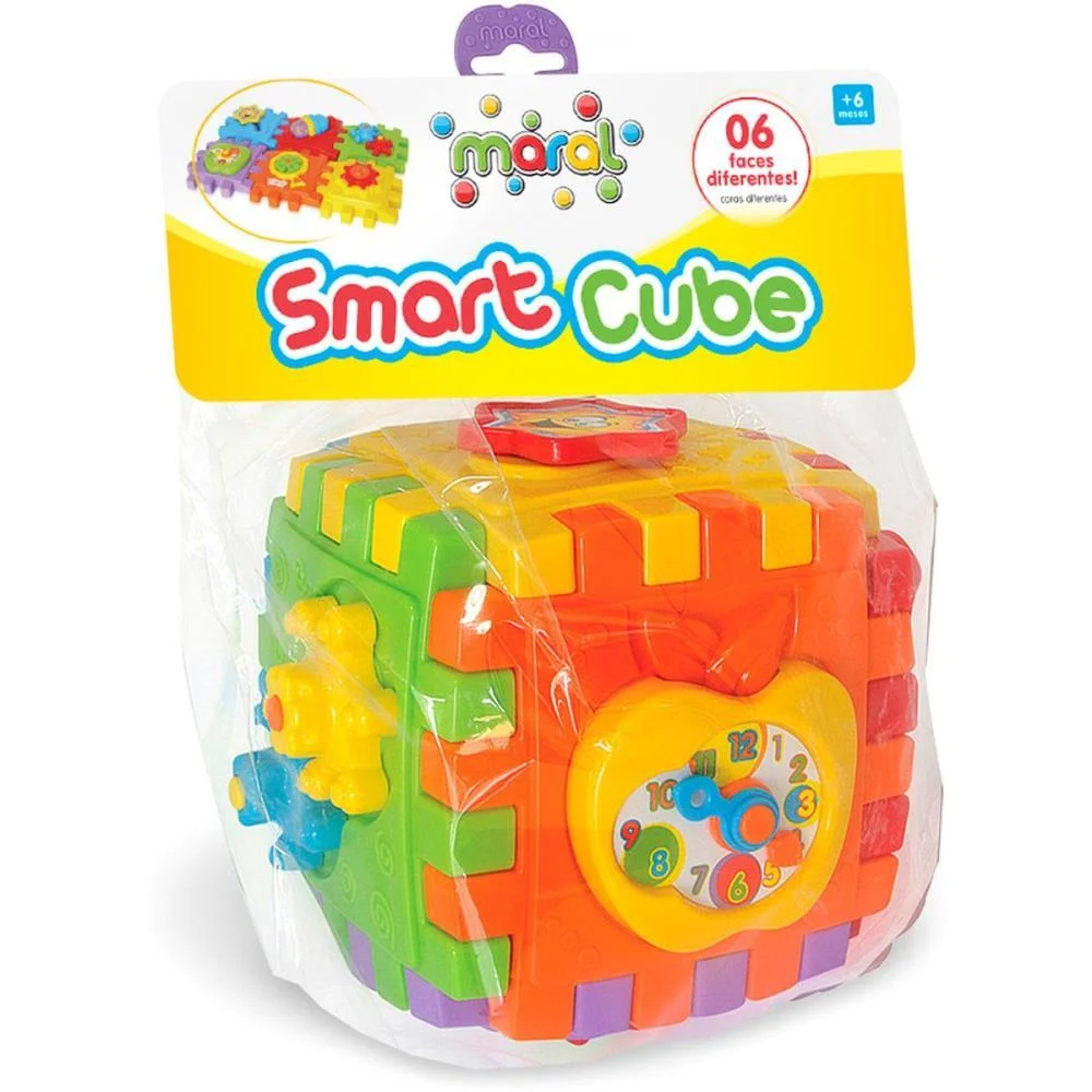 Brinquedo Educativo Smart Cube C/Som Caixa Maral (Unidade)