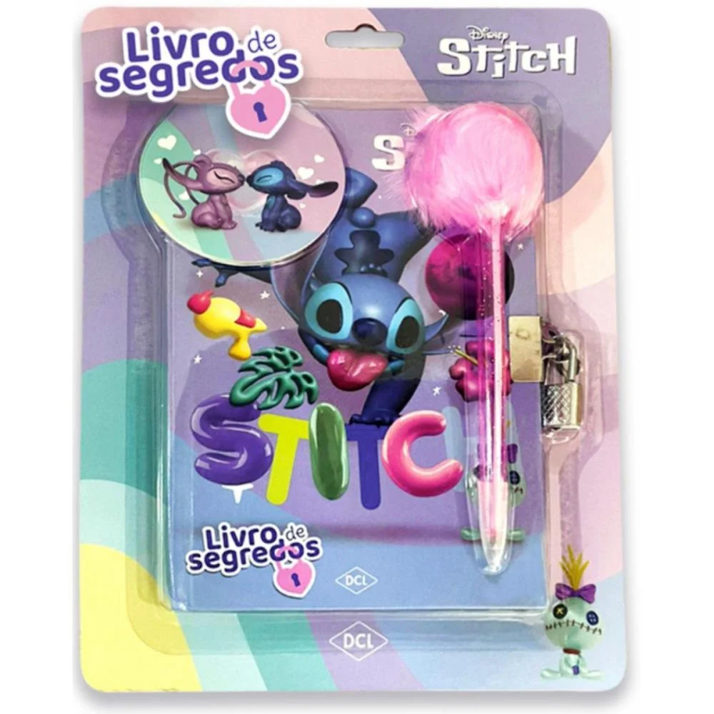 Diario Stitch Livro De Segredos Dcl (Unidade)