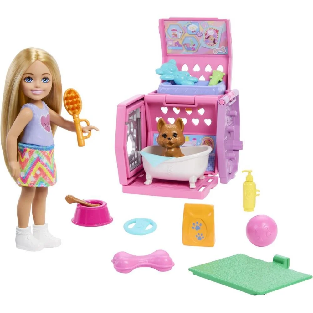 Barbie Family Chelsea Cj. De Animaizinhos Mattel (Unidade)