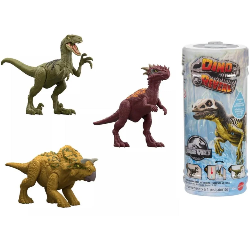 Boneco E Personagem Jw Dino Reveal Sort.1 (S) Mattel (Unidade)