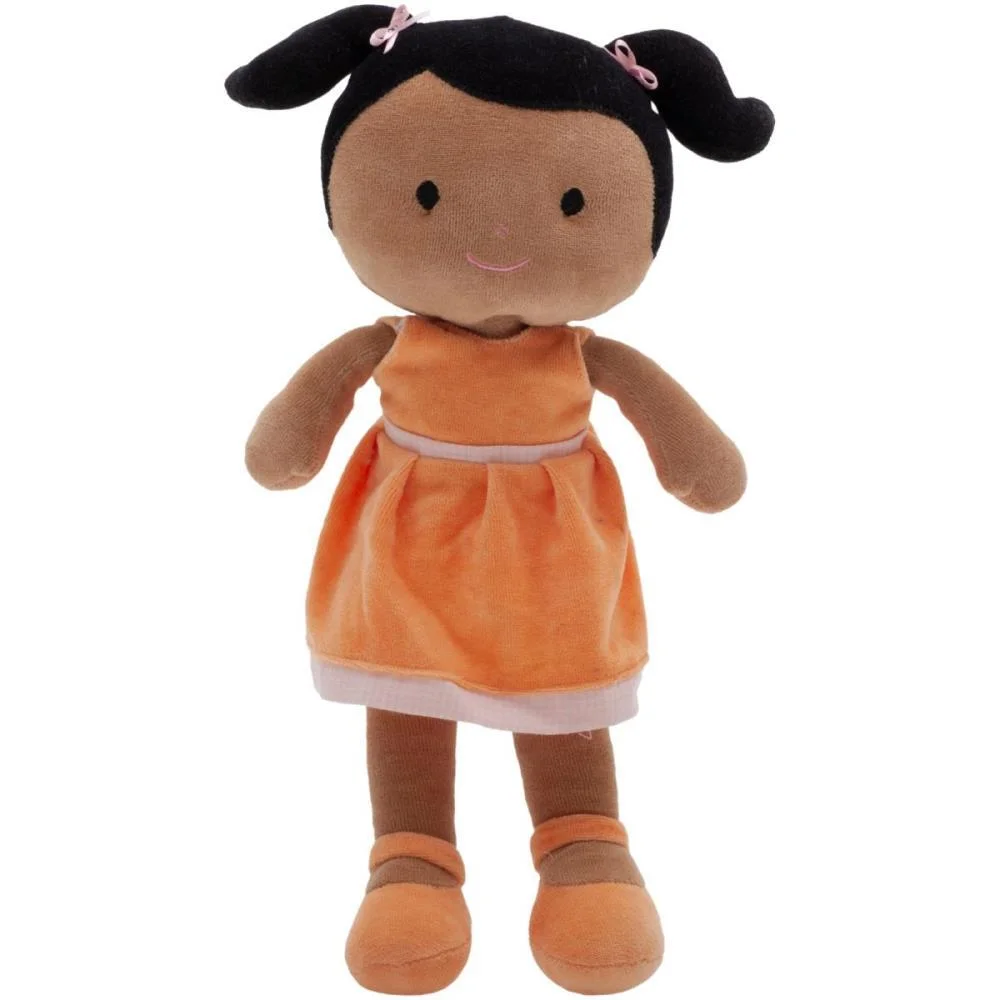 Boneca De Pelucia Juju Negra 35Cm Zip (Unidade)