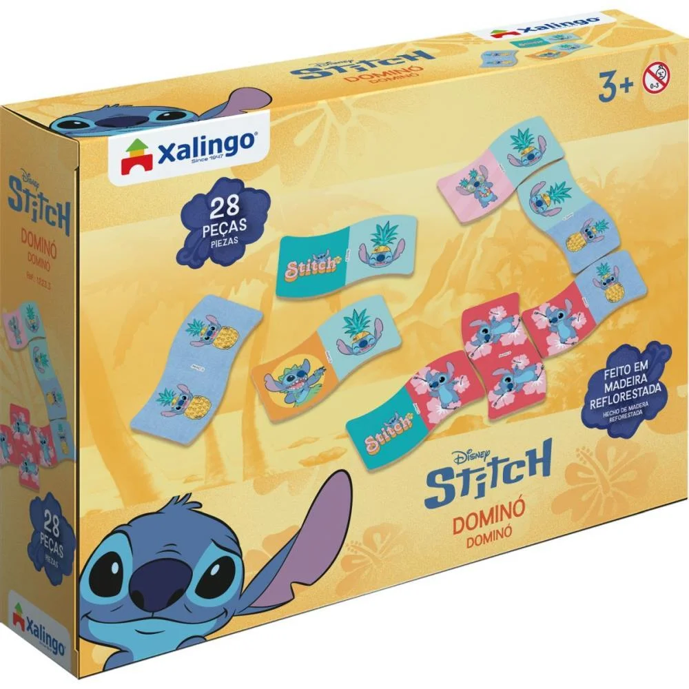 Domino Stitch 28 Peças Xalingo (Unidade)