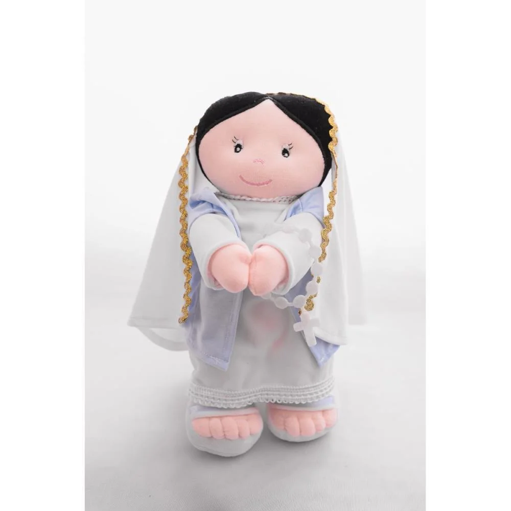 Boneca De Pelucia Religioso Maria 32Cm Zip (Unidade)