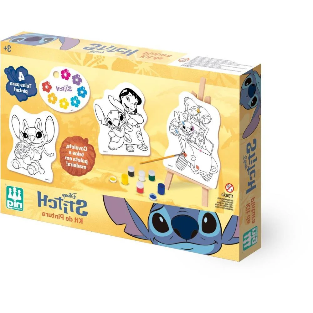 Brinquedo Para Colorir Stitch Kit Pintura Nig Brinquedos (Unidade)