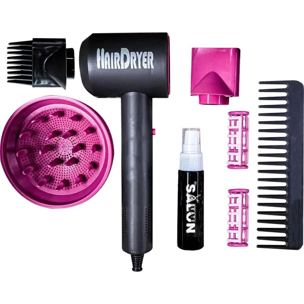 Brincando De Profissoes Kit Salao De Beleza Vip 10Pcs Dm Toys (Unidade)