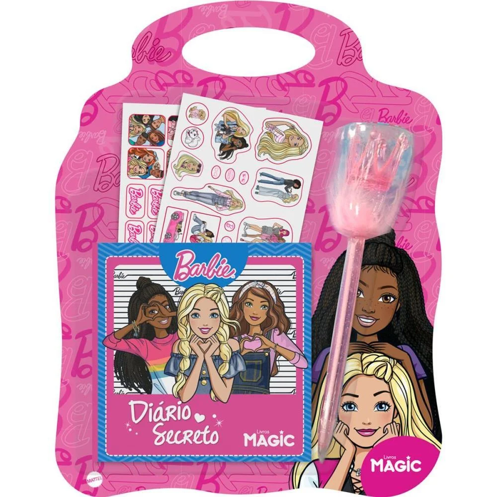 Diario Barbie Diario Secreto C/Adesiv Magic Kids (Unidade)