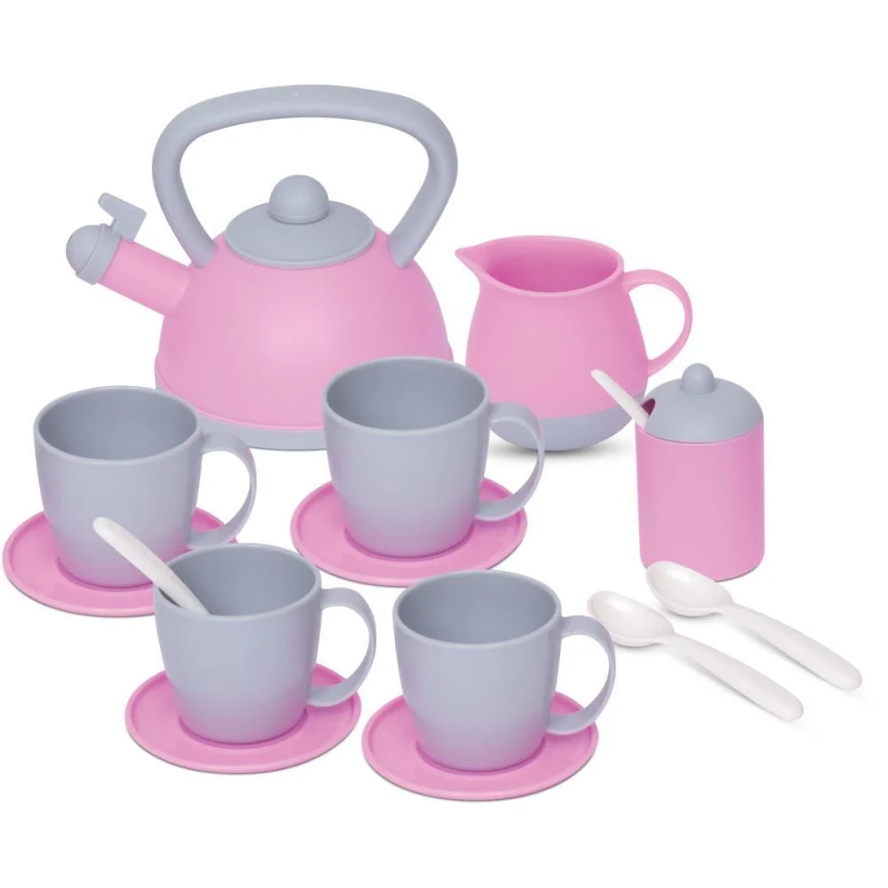 Brincando De Casinha Jogo De Cha Baby Gourmet Rosa Merco Toys (Unidade)
