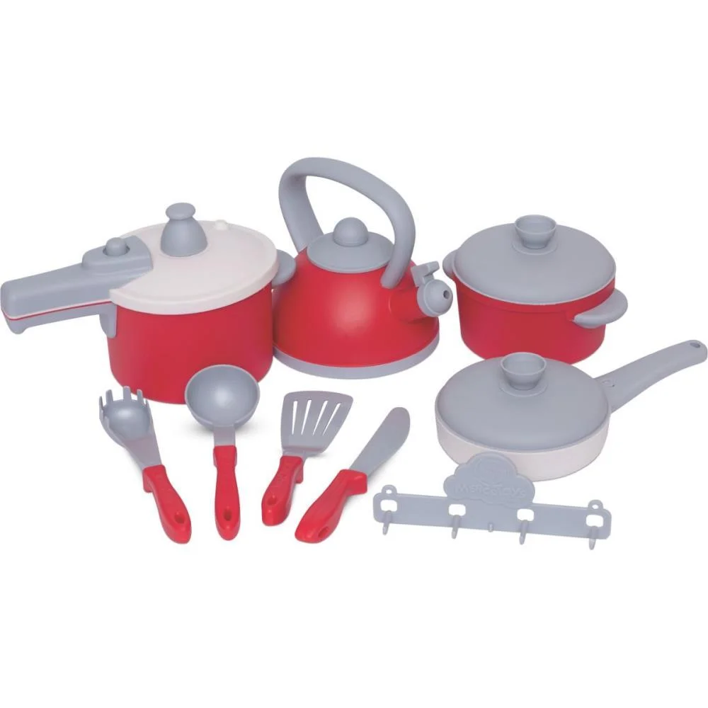 Brincando De Casinha Jogo De Panelinhas Gourmet Vm Merco Toys (Unidade)