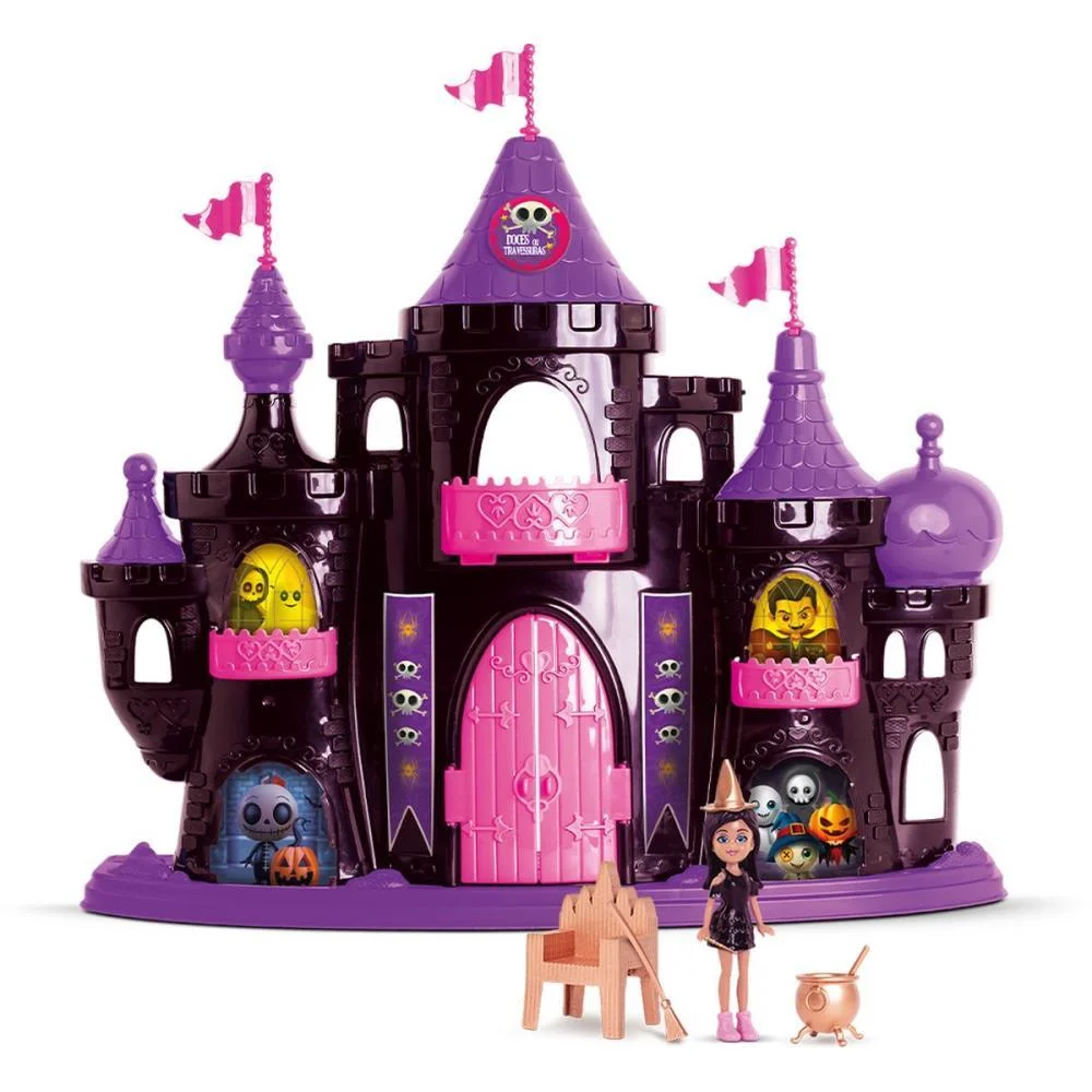 Casinha De Boneca Castelo Ghost C/Boneca/Acessor Samba Toys (Unidade)