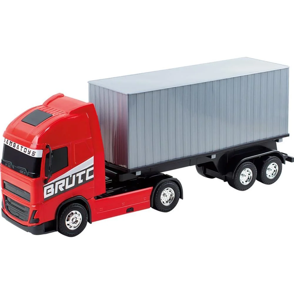 Caminhao Truck Bruto Container 38Cm (S) Samba Toys (Unidade)