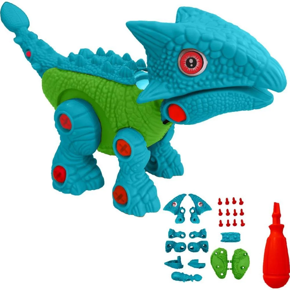 Brinquedo Para Montar Anquilossauro Monta E Desmonta Homeplay (Unidade)