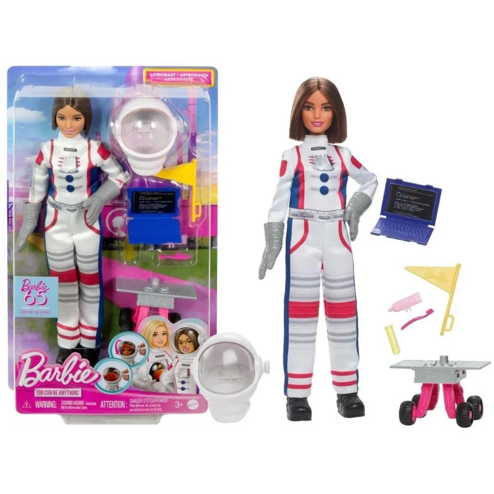 Barbie Profissoes Boneca Morena Cj. Astronauta Mattel (Unidade)