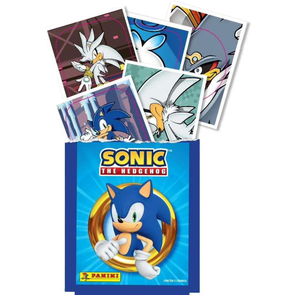 Figurinhas Sonic The Hedgehog Env.c/05 Panini (Pct.c/20)