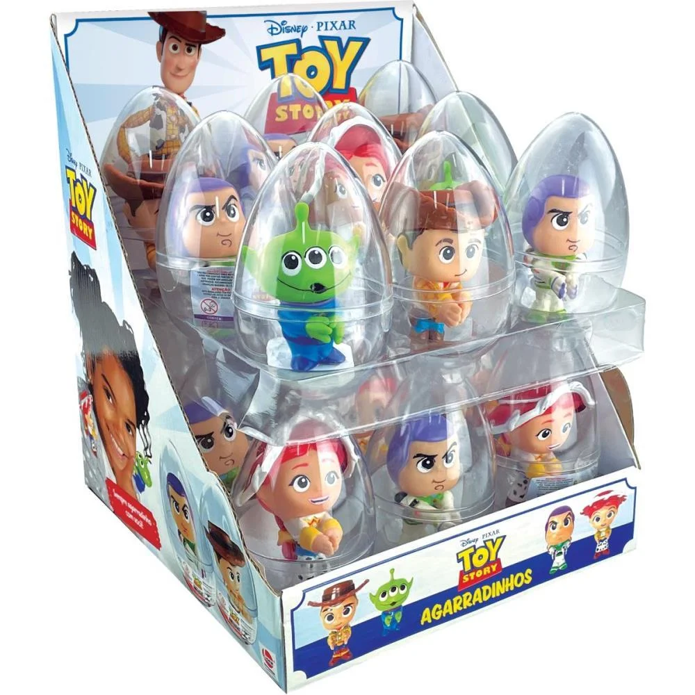 Boneco E Personagem Toy Story Agarradinho No Ovo Lider (Unidade)