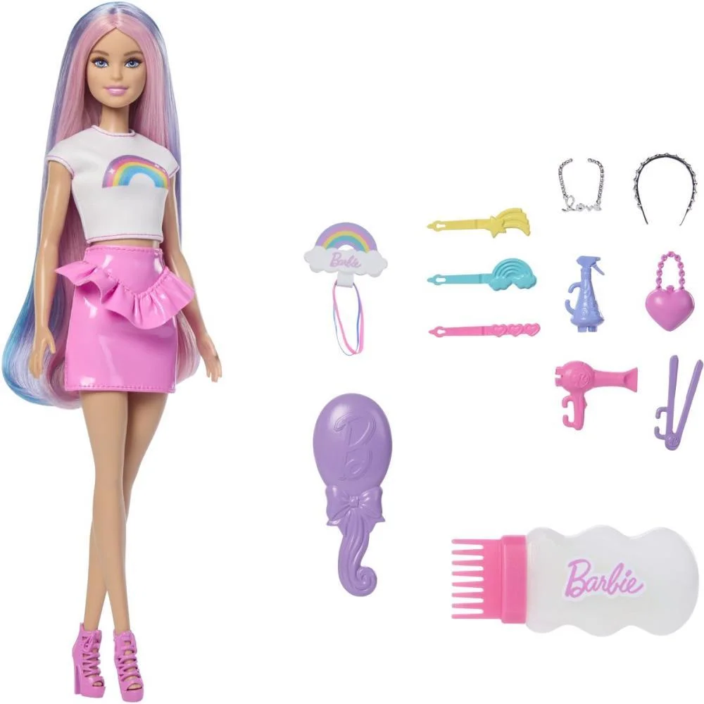 Barbie Fashion Loira Pinte E Decore O Cabelo Mattel (Unidade)