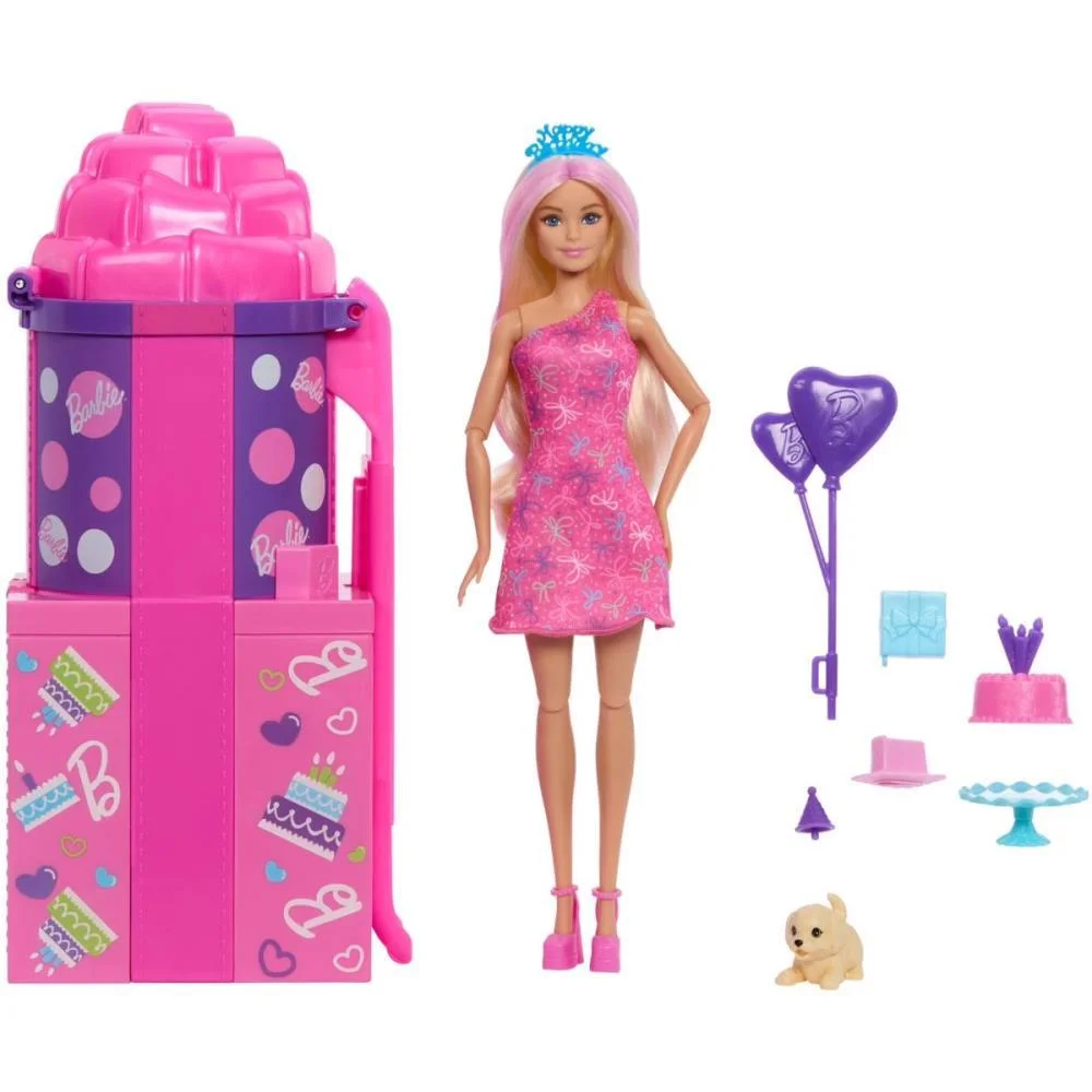 Barbie Reveal Party Unboxed Escorregador Mattel (Unidade)