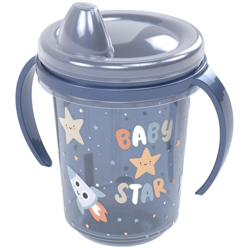 Copo Treinamento Trio Star Space 330Ml. Plasutil (Unidade)