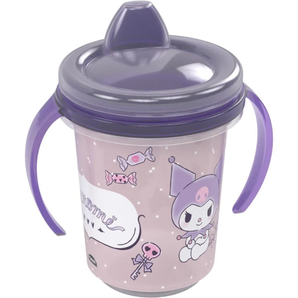 Copo Treinamento Kuromi Trio 280Ml Plasutil (Unidade)