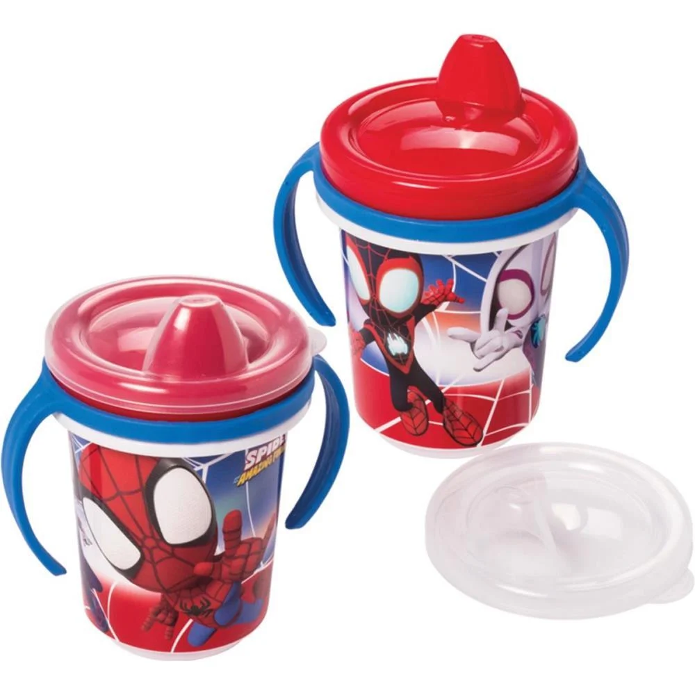 Copo Treinamento Spidey Trio 320Ml Plasutil (Unidade)