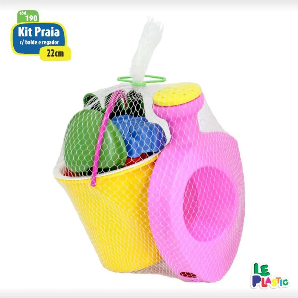 Baldinho De Praia Kit Praia Leplastic (Unidade)