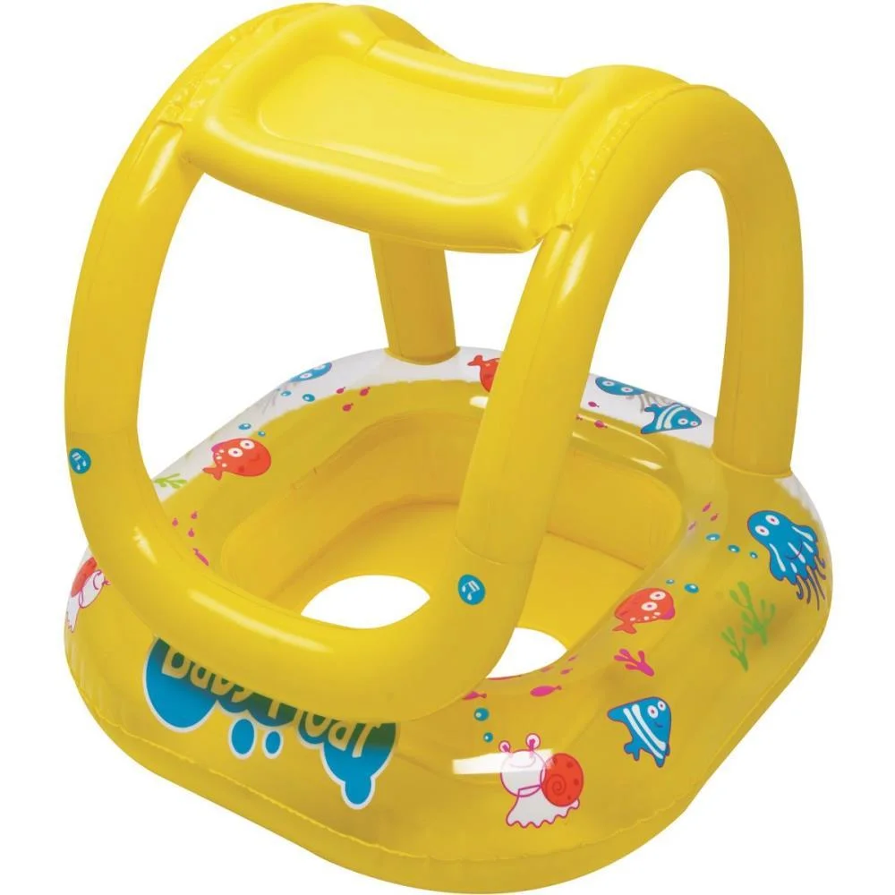 Boia Inflavel Baby Bote C/Guarda Sol Jilong (Unidade)