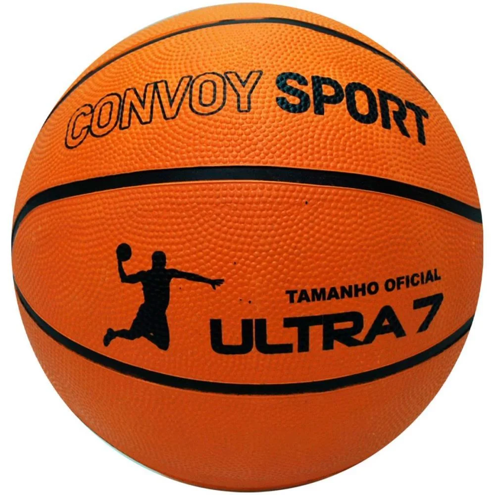 Bola De Basquete Ultra 7 Borracha Laranja Yins (Unidade)