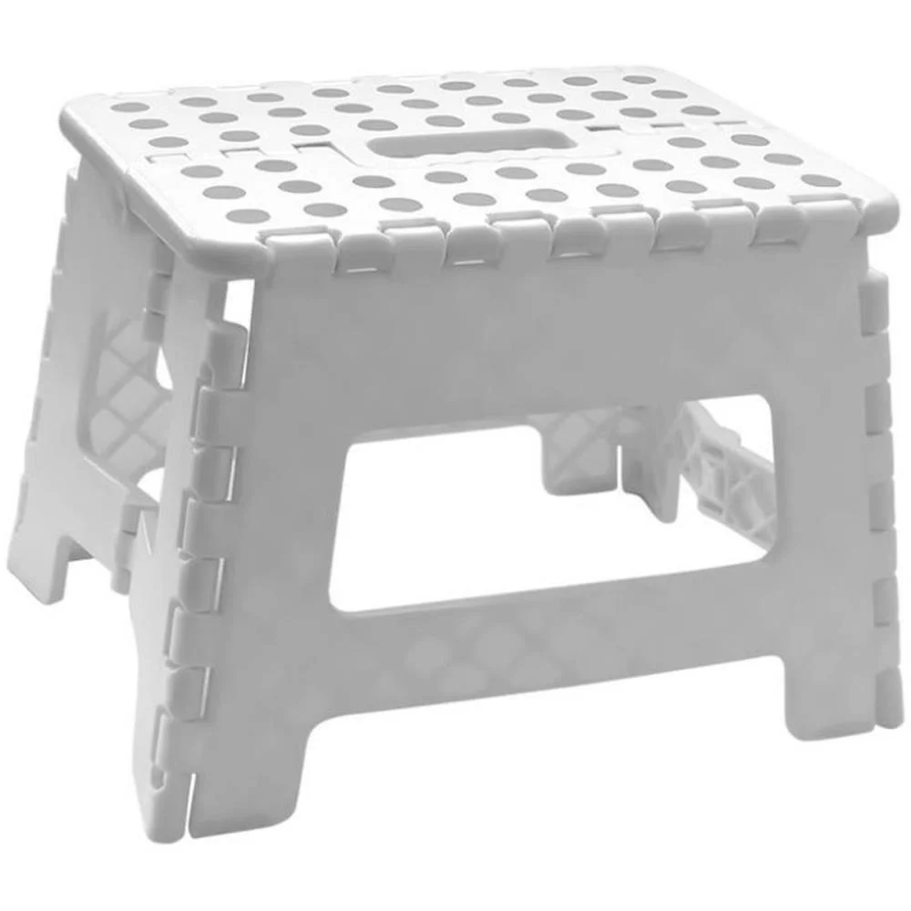 Banqueta Dobravel Multiuso Branca Powermaid (Unidade)