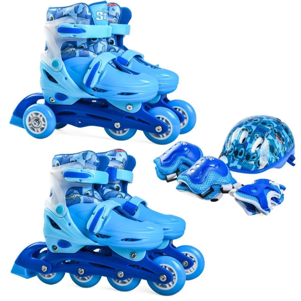 Patins Stitch 32-35 C/Kit Protecao Bbr (Kit)
