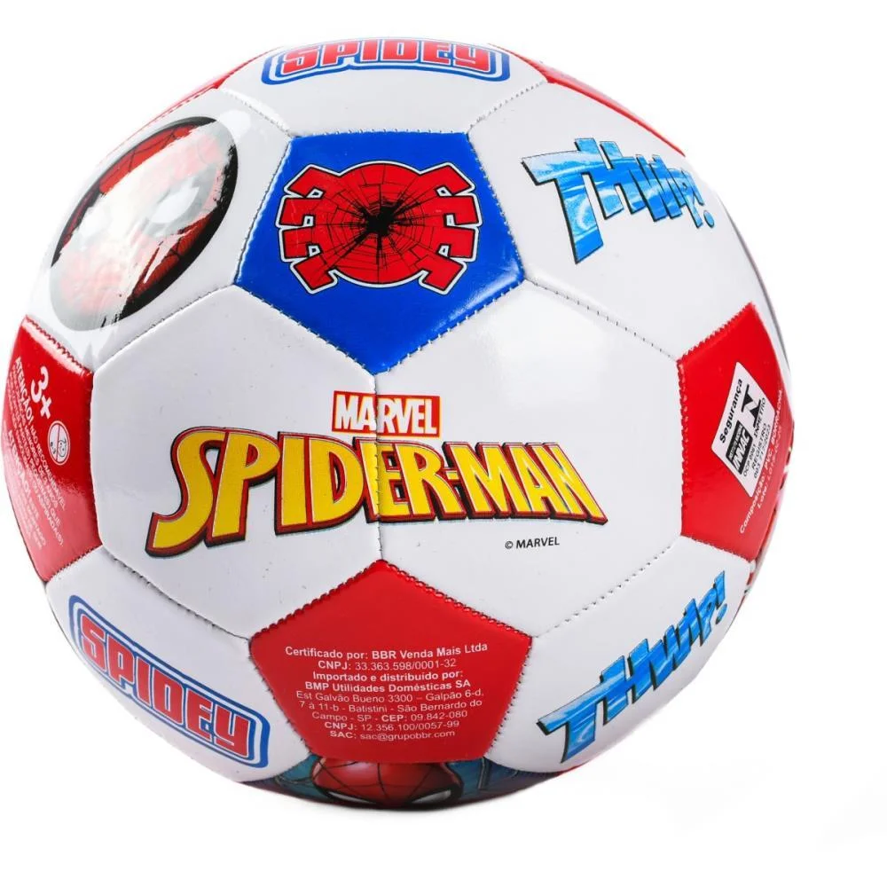 Bola De Futebol Spider Man N.05 385G Bbr (Unidade)