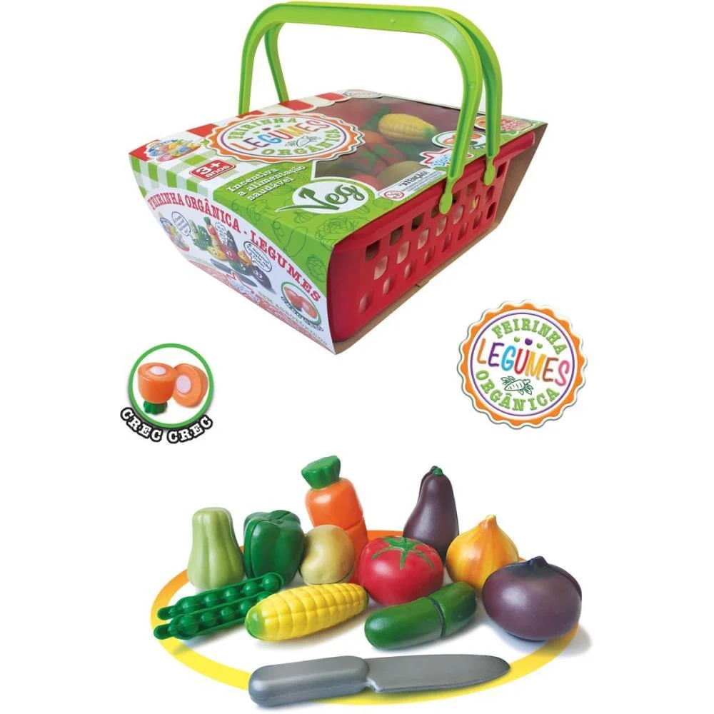 Brincando De Casinha Crec Crec Feirinha Org.legumes Big Star (Unidade)