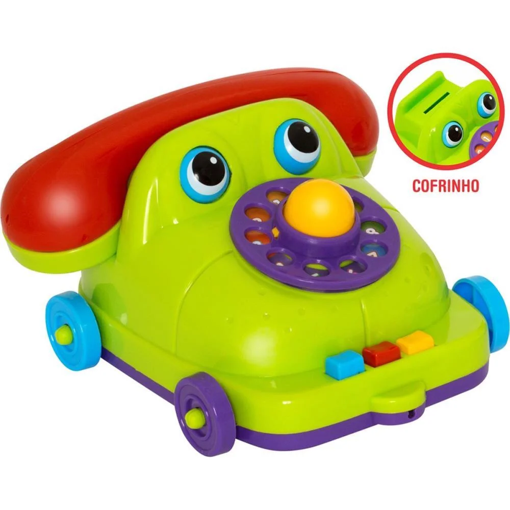 Brinquedo Educativo Maxphone Cofrinho Merco Toys (Unidade)