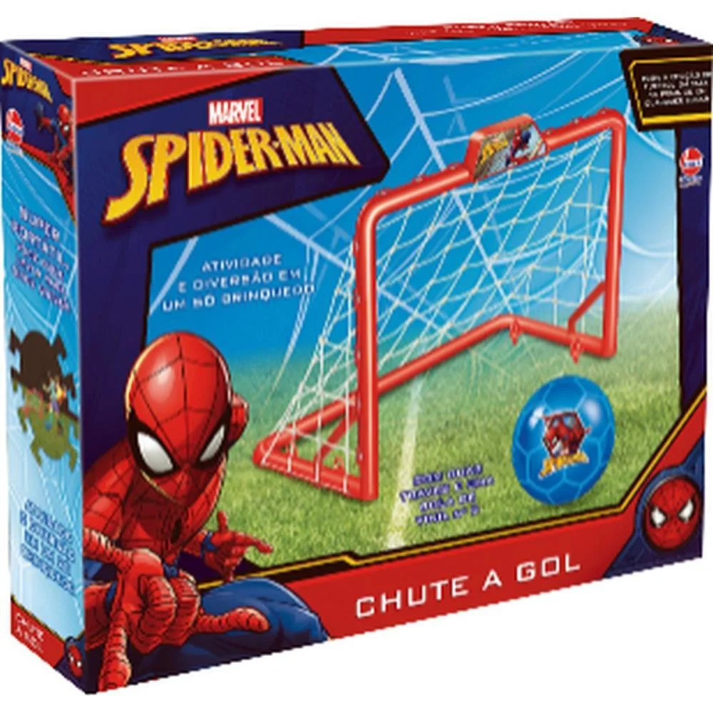 Chute A Gol Spider-Man 2 Traves+Bola Lider (Unidade)