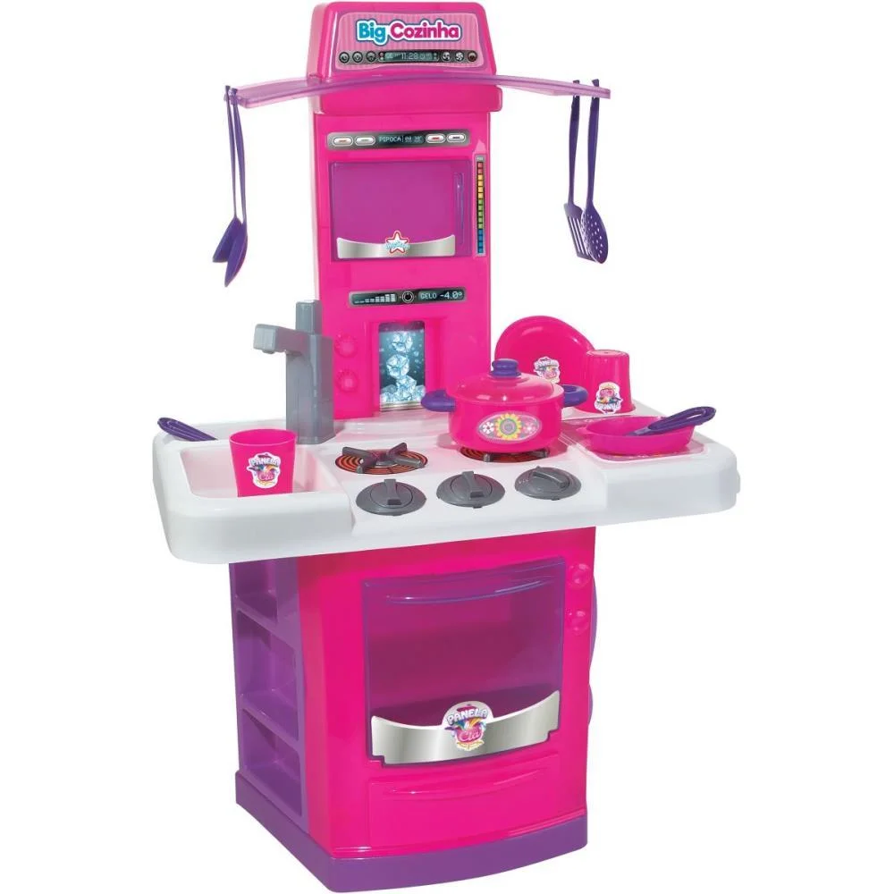 Brincando De Casinha Nova Big Cozinha 69Cm Big Star (Unidade)