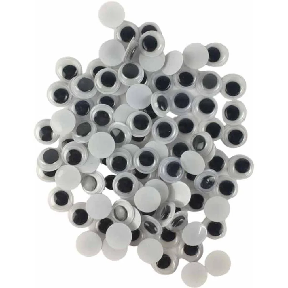 Artesanato Olho Movel 10Mm Preto Art Lille (Pct.c/100)