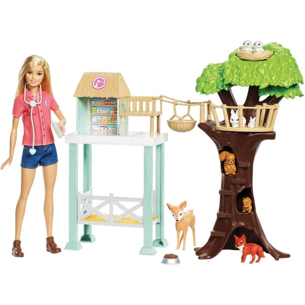 Barbie Profissoes Playset Resgate De Animais Mattel (Unidade)
