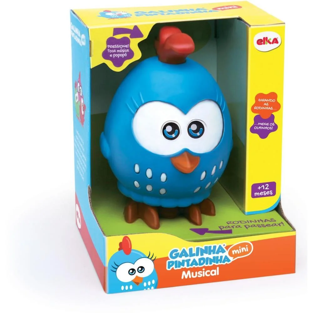 Boneco E Personagem Galinha Pintadinha Musical 20C Elka (Unidade)
