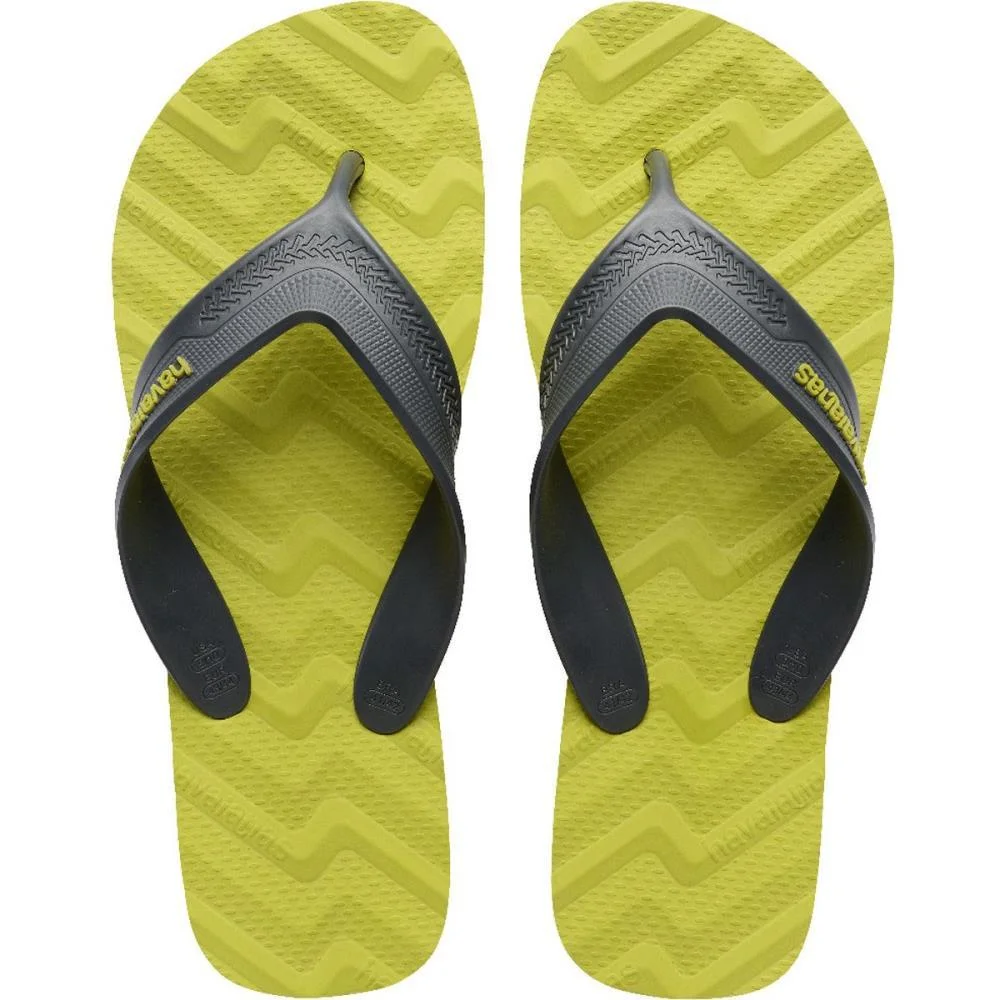 Chinelo Havaianas Masculino Track Waves 43/4 Wild Lime Havaianas (Par)