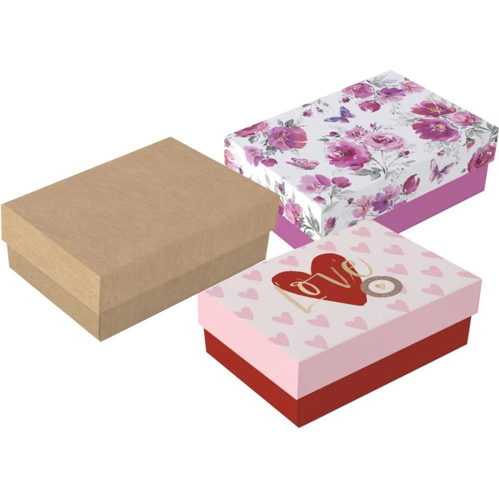 Caixa Para Presente Com Tampa Petit 19,5X14,5X6,5 (S Cromus (Pct.c/10)