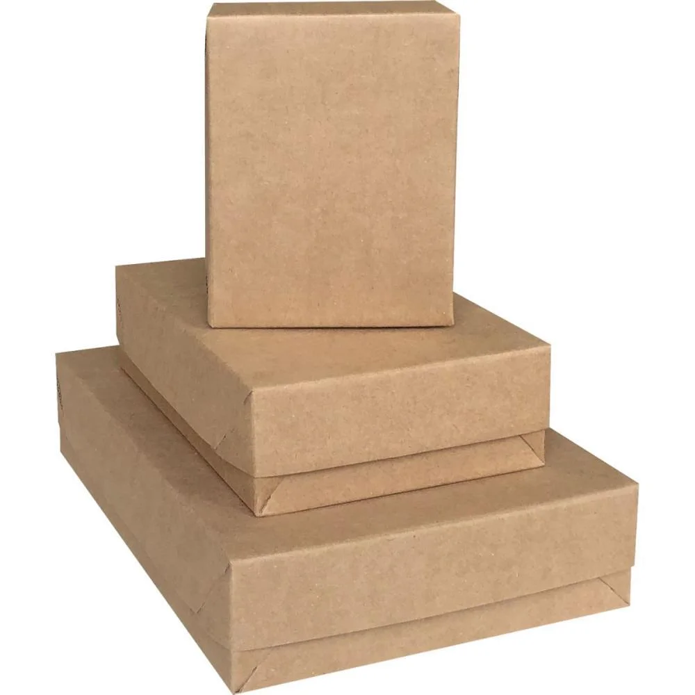 Caixa Para Presente Com Tampa Kraft Forte Peq. 14,5X19X7,5Cm Cristina (Pct.c/10)