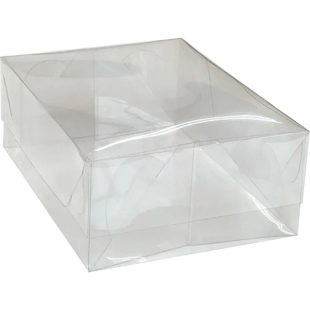 Caixa Para Presente Com Tampa Pvc Pq 14,5X19X7,5Cm Cristina (Pct.c/10)