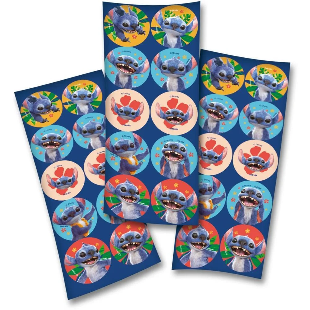Adesivos Decorados Lilo E Stitch Festcolor (Pct.c/30)