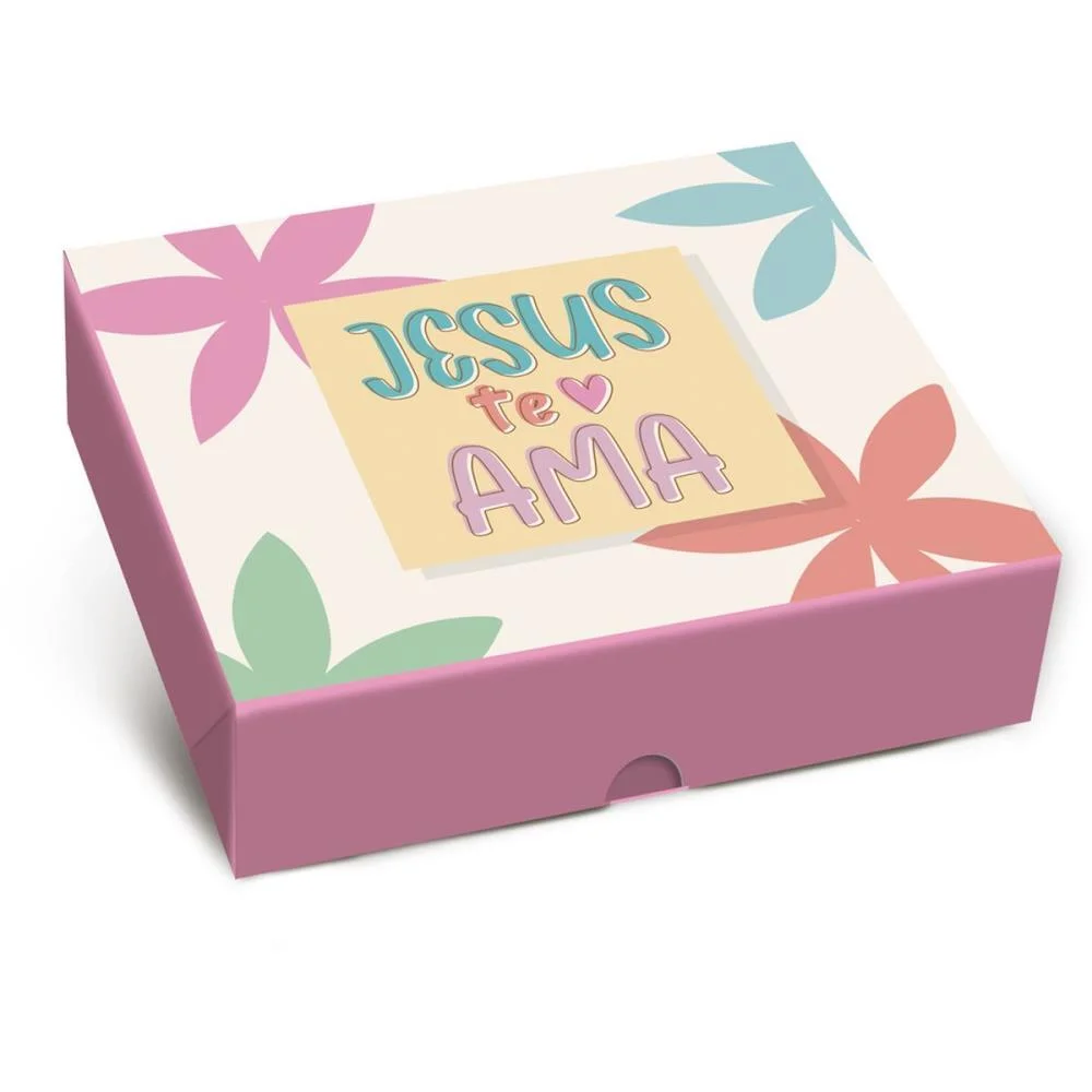 Caixa Para Presente Com Tampa Crista 25X20X5Cm Cromus (Pct.c/10)