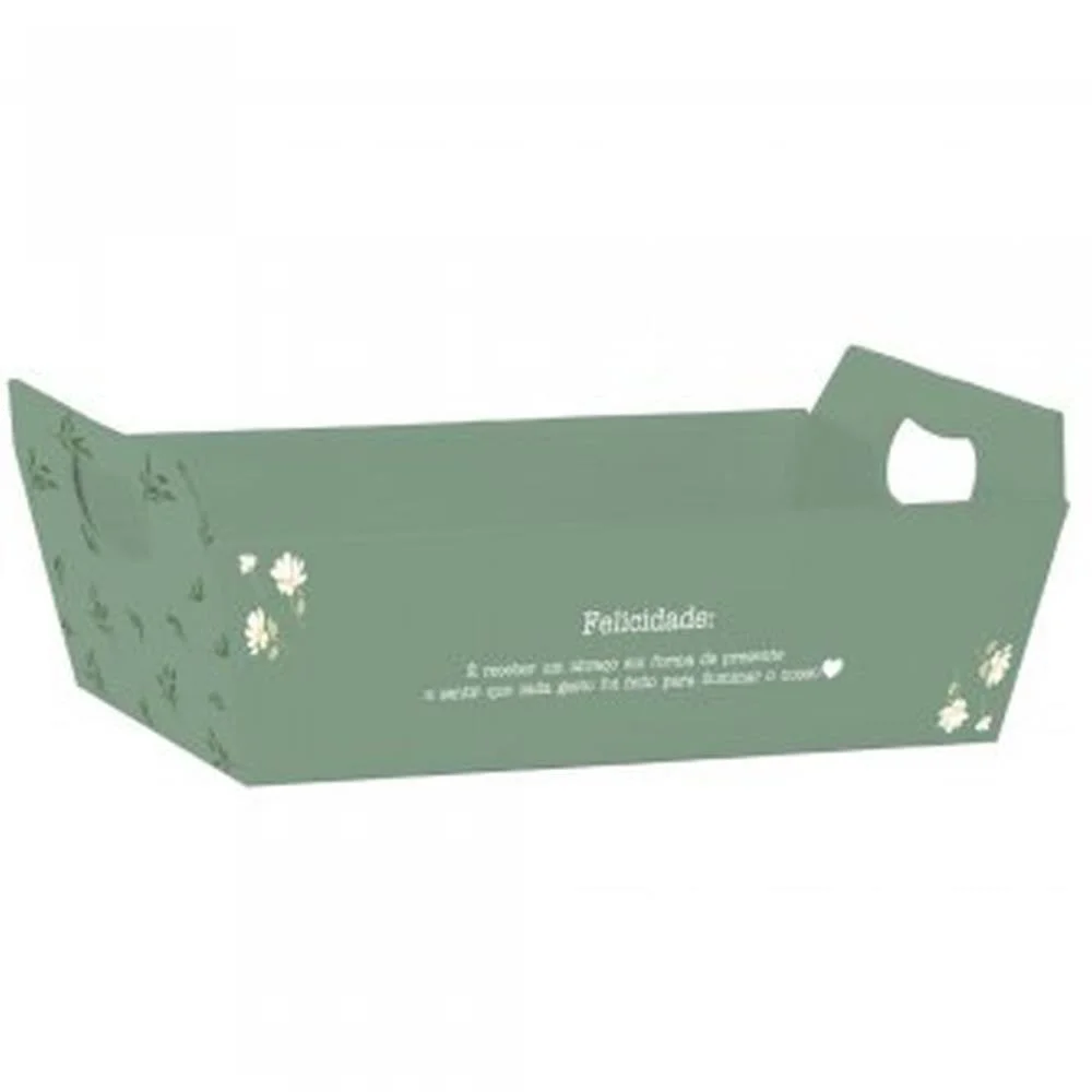 Cesta De Papel Daisy P 21,5X8X15Cm Xingo Embalagens (Pct.c/04)