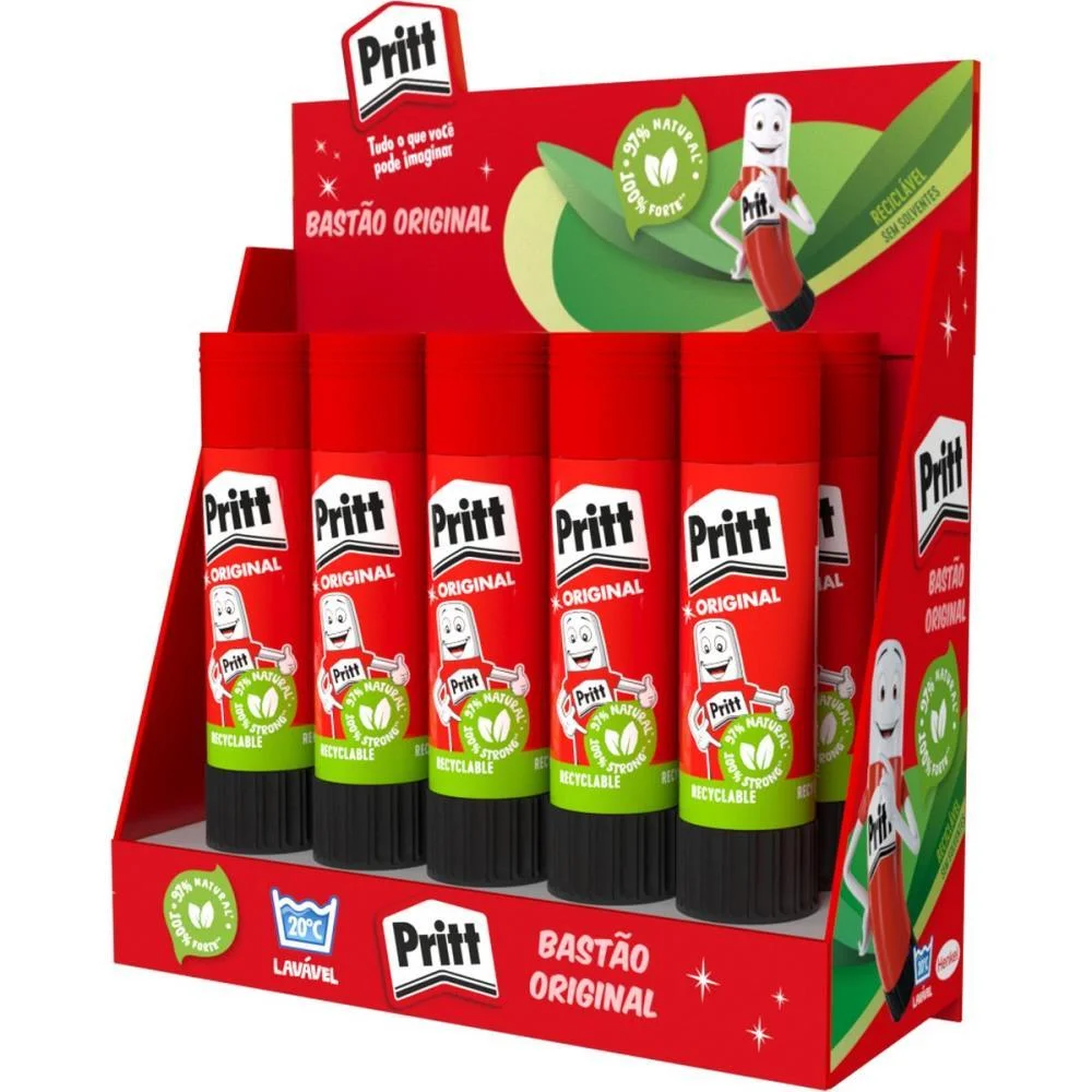 Cola Em Bastao Pritt 10 Gramas Henkel (Pct.c/10)