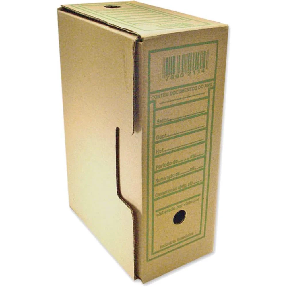 Arquivo Morto Papelao 35 X 13,3 X 24,7 Cm 240 G Sao Carlos (Pct.c/25)