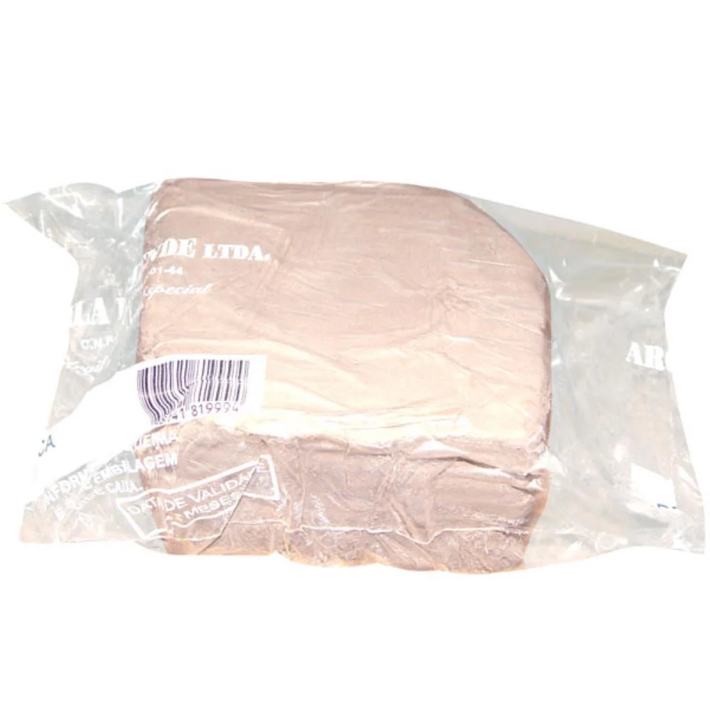 Argila Escolar Branca C/14Pts. C/1Kilo Cada Argilas Rezende (Caixa)
