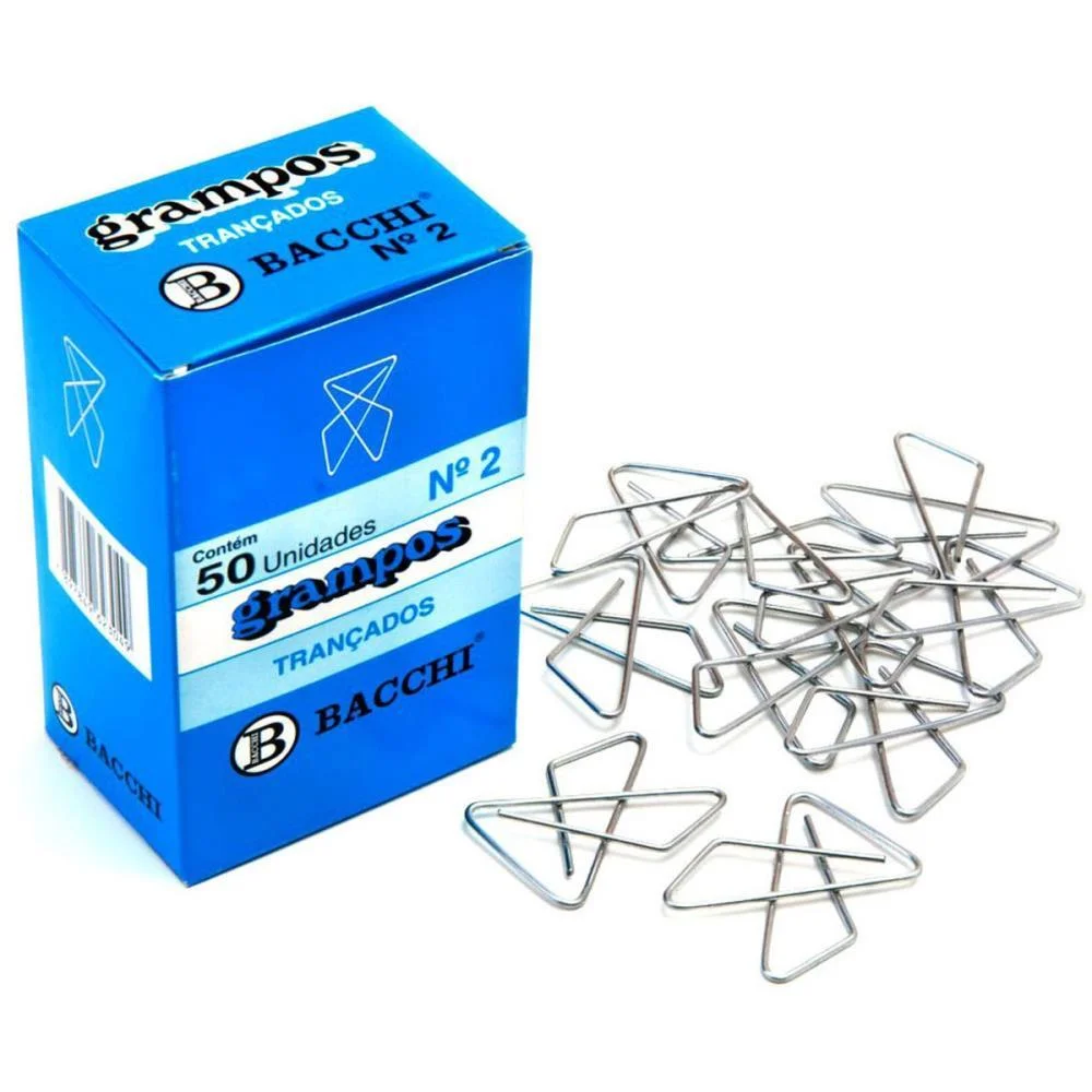 Clipe Galvanizado Aco Trancado 2 50 Unidades Bacchi (Pct.c/10)